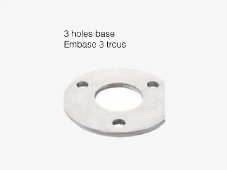 Base 3 furos