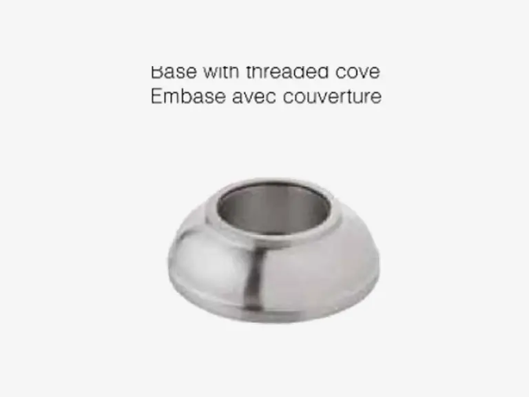 Base com tampa roscada