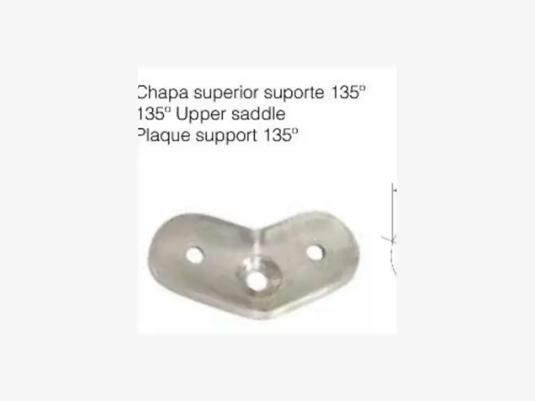 Chapa superior suporte 135°