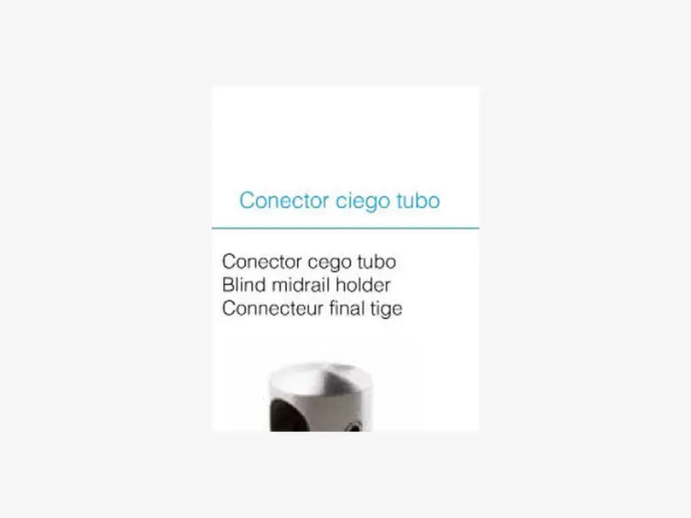Conector cego tubo