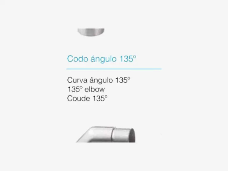Cotovelo ângulo 135°