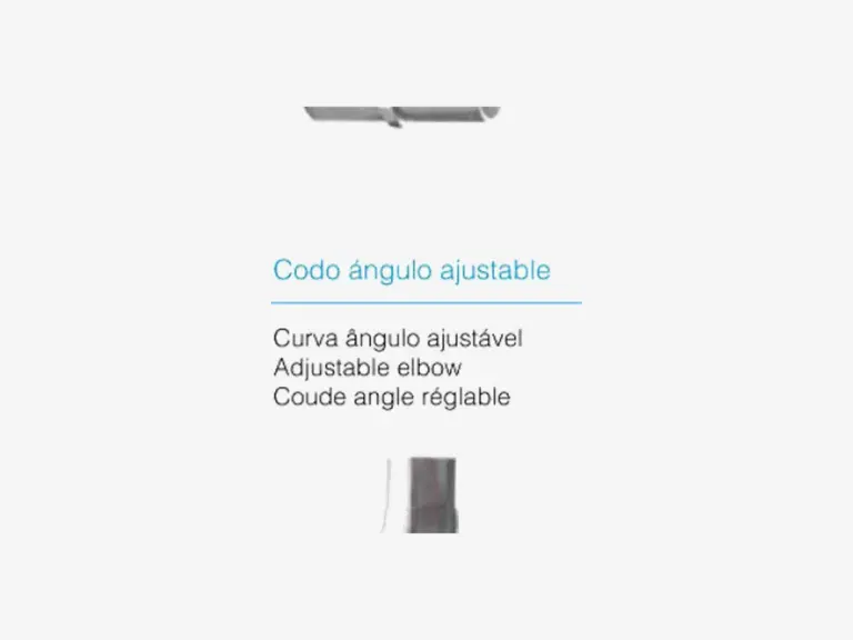 Cotovelo ângulo ajustável