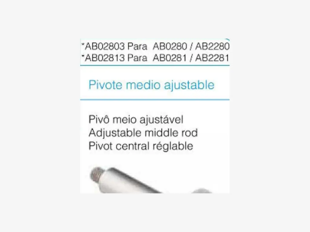Pivô meio ajustável