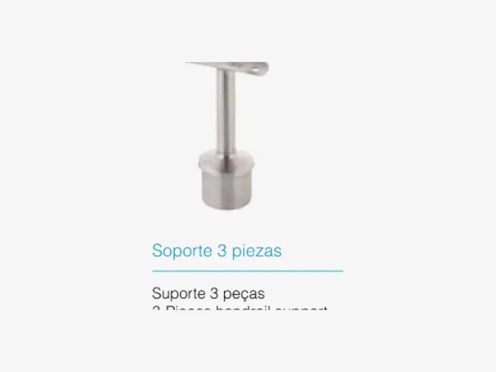Suporte 3 peças