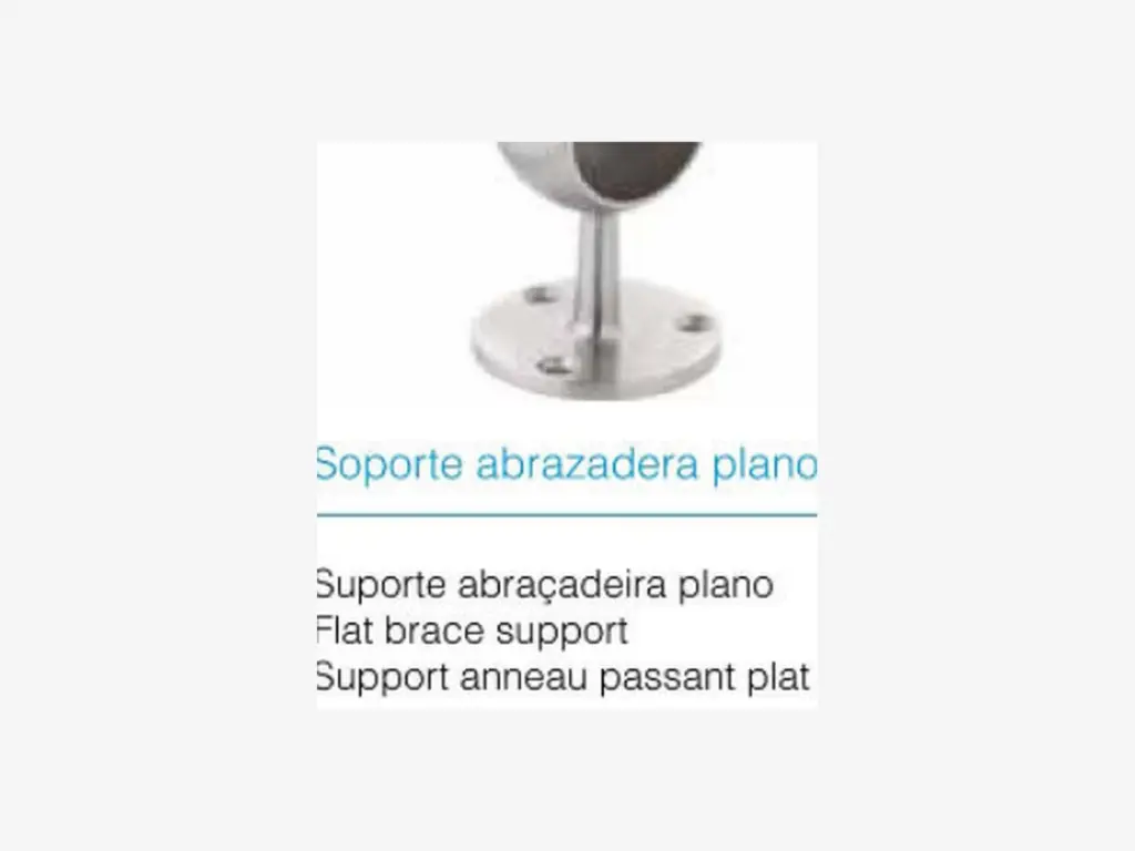 Suporte abraçadeira plano