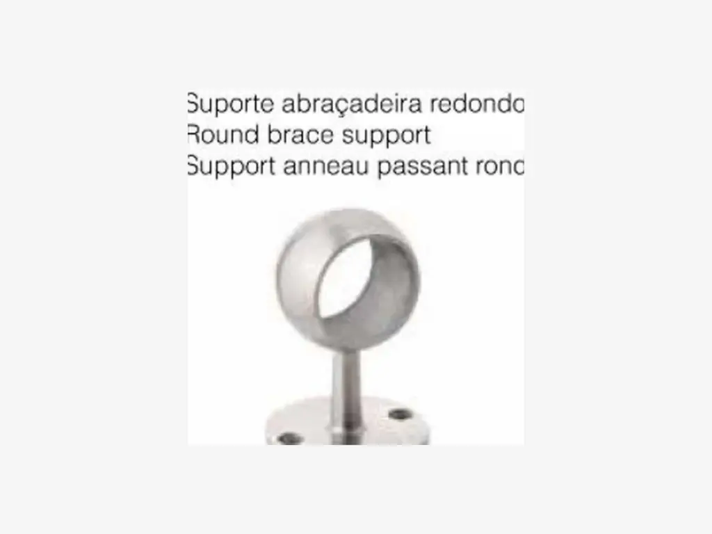 Suporte abraçadeira redondo