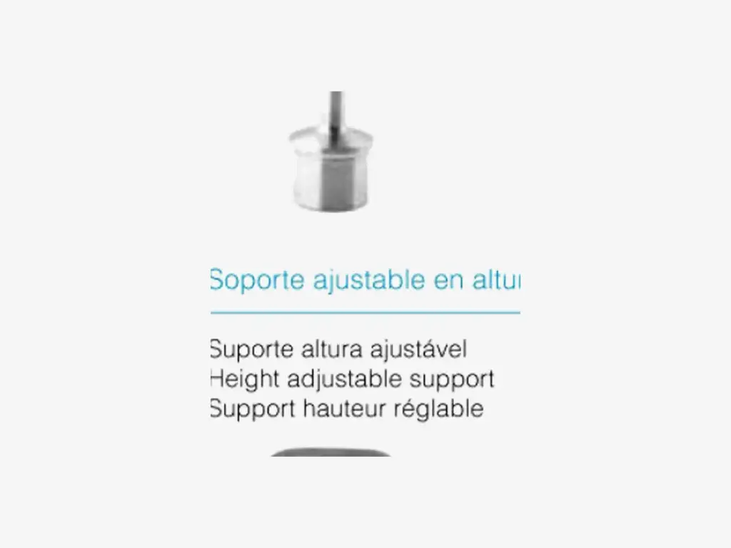 Suporte ajustável em altura