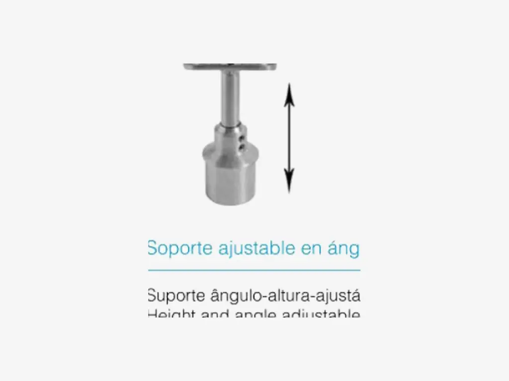 Suporte ajustável em ângulo e altura