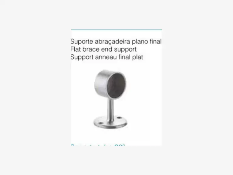 Suporte tubo 90°
