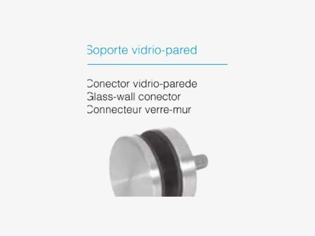 Suporte vidro-parede