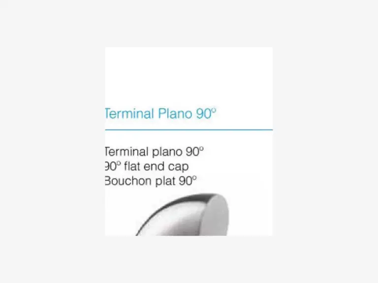 Terminal plano 90°
