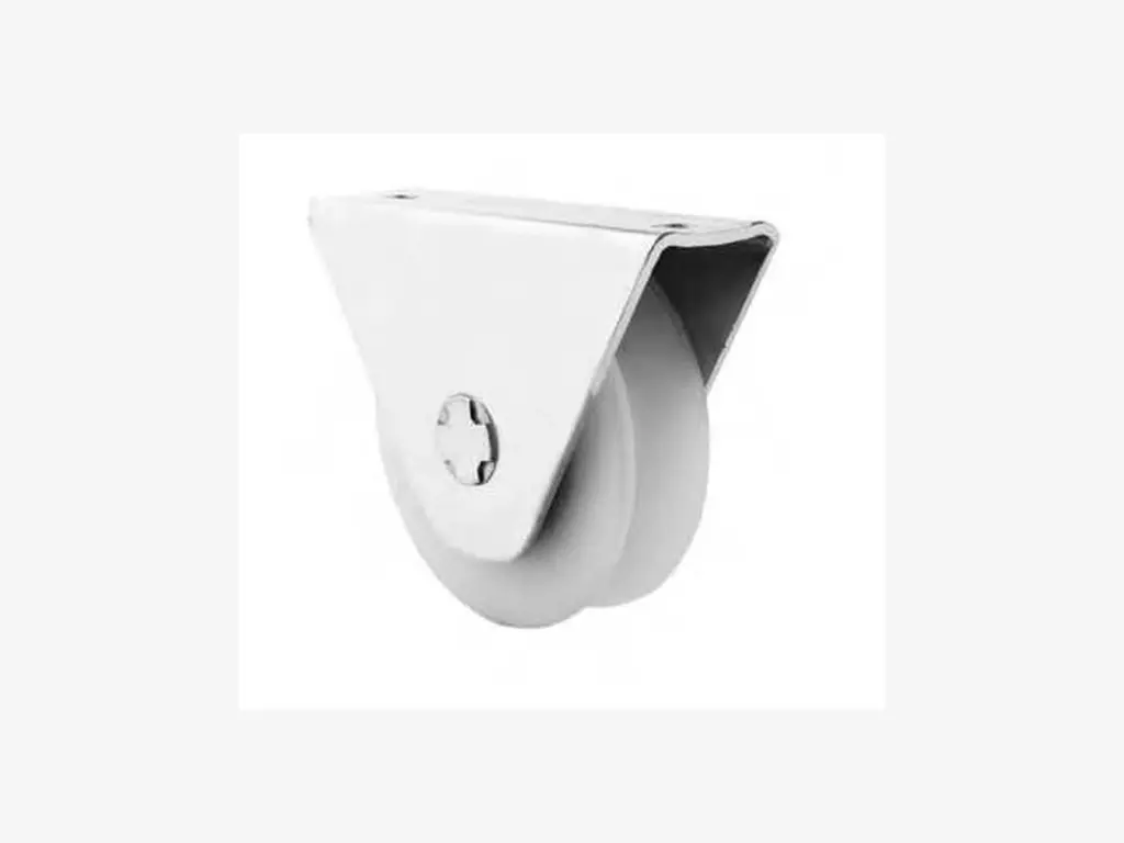 Polia nylon canal V 20 mm com caixa