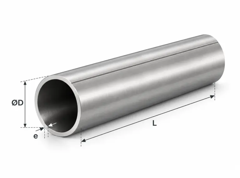 Tubo alimentar inox EN 10357 AISI 304L