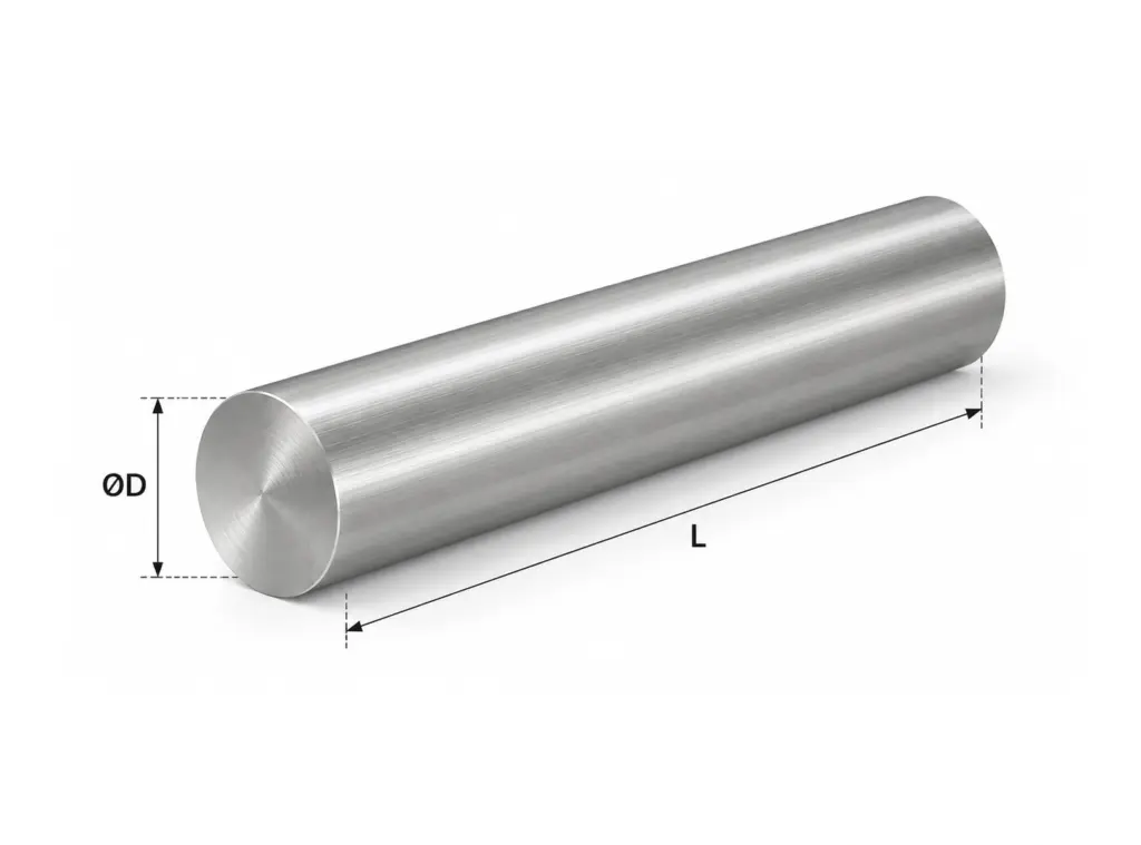 Varão aço inox redondo